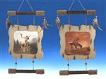 INT4168 Hanging Wooden Southwestern Plaque 2 asst